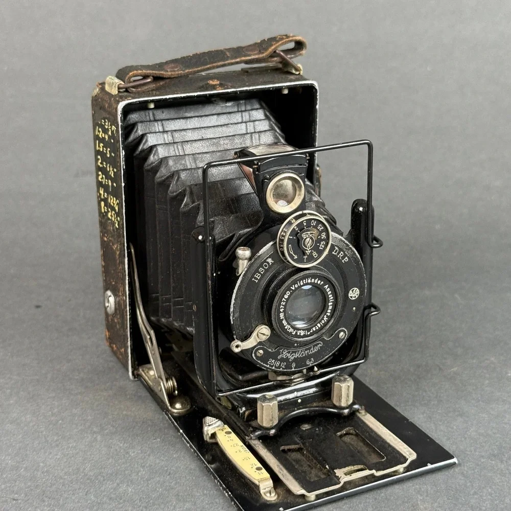 Voigtländer VAG 6.5x9 Plate Folding Camera with Voigtar 16.3cm f/6.3 IBSOR DRP